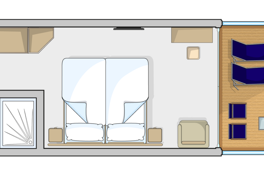 Marella Cruises Marella Voyager Balcony Cabin _Large Balcony_ 2 Beds Floor Plan.png